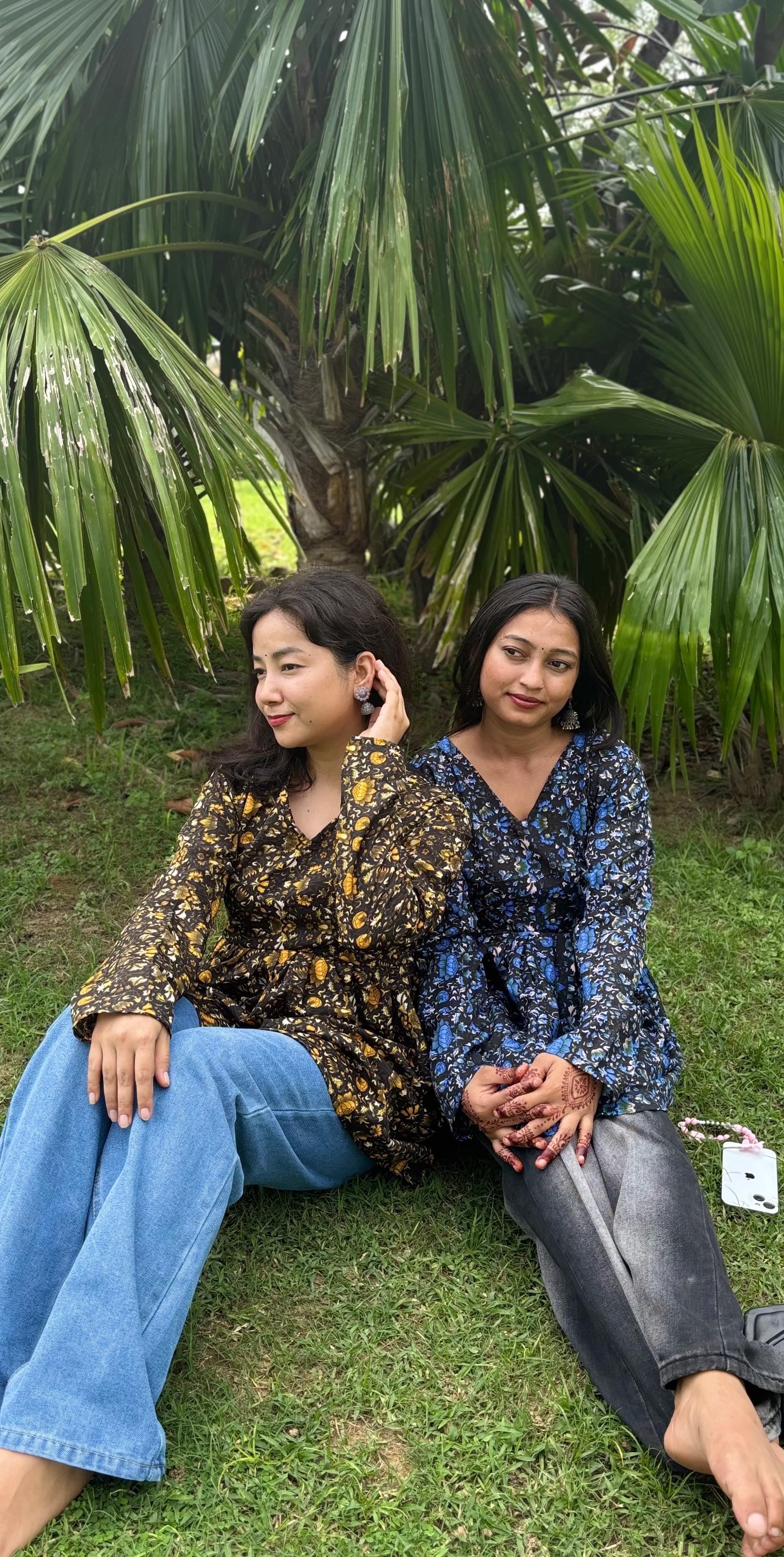Ziya - Floral Kurti Top
