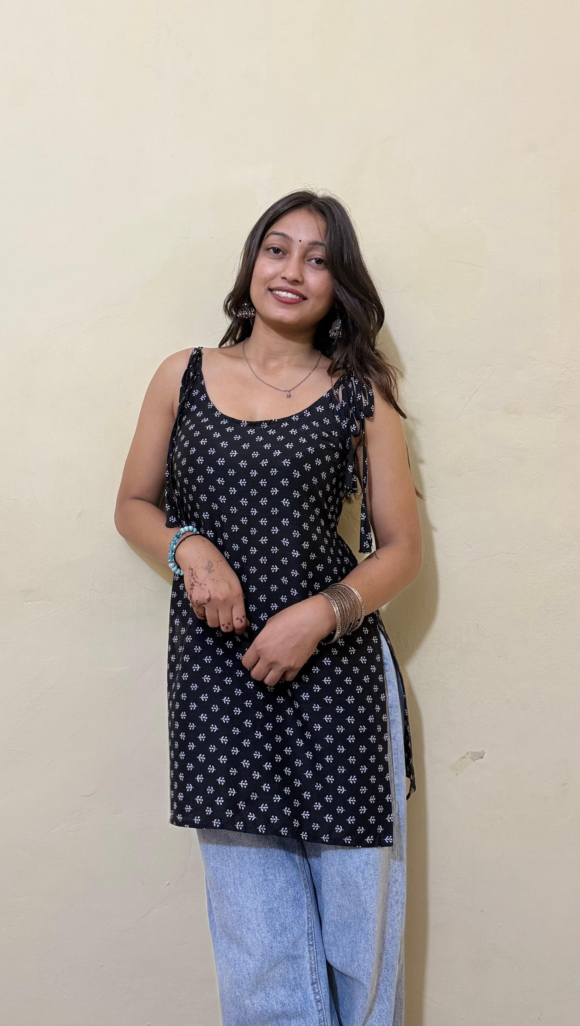 Naaz - Tie-Up Short kurti