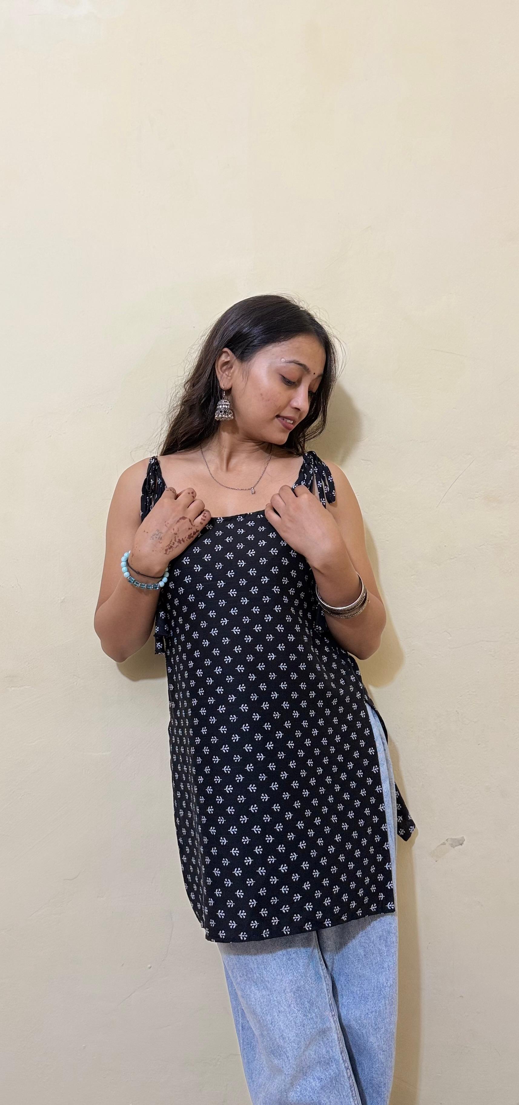 Naaz - Tie-Up Short kurti