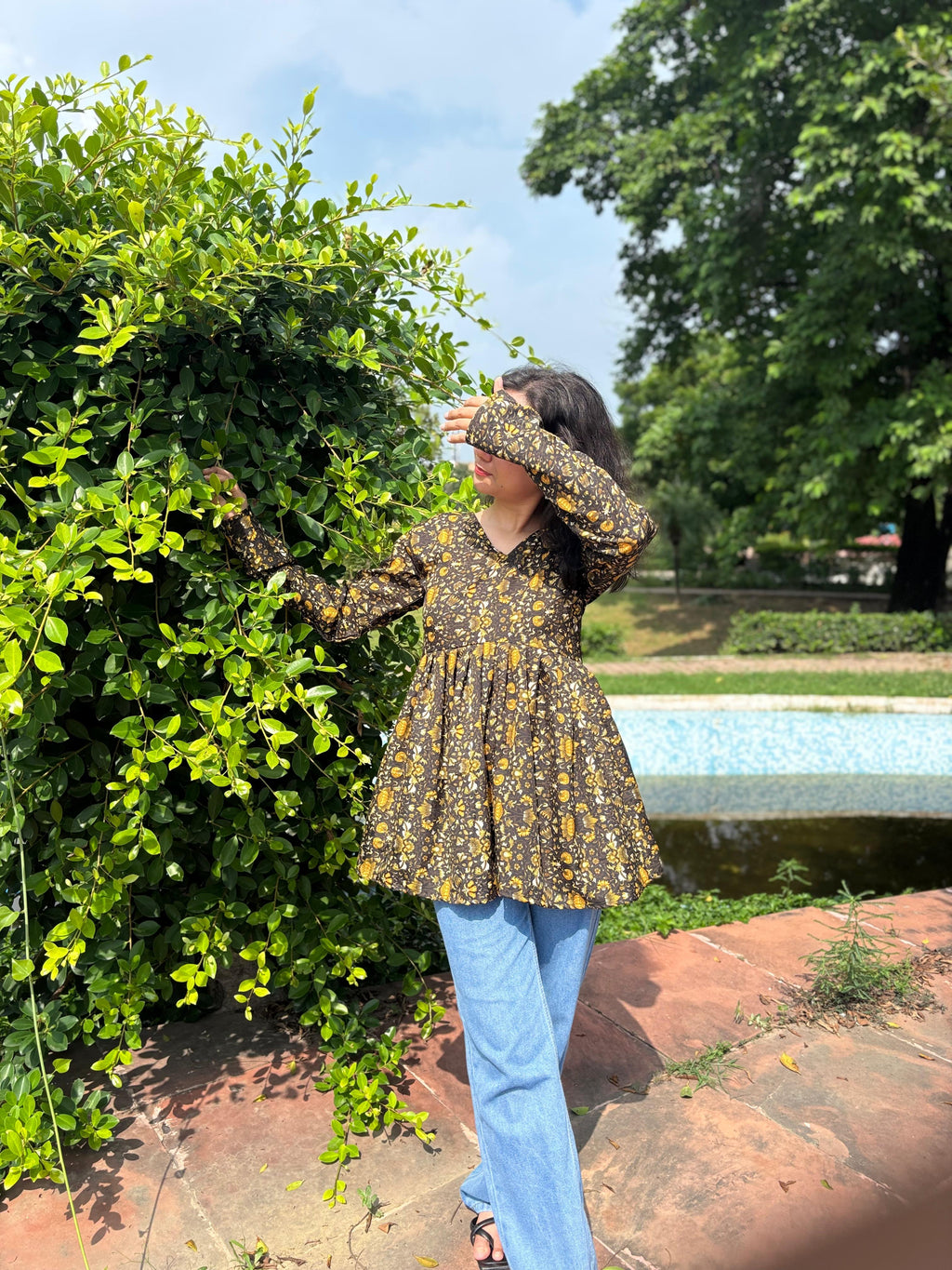 Ziya - Floral Kurti Top