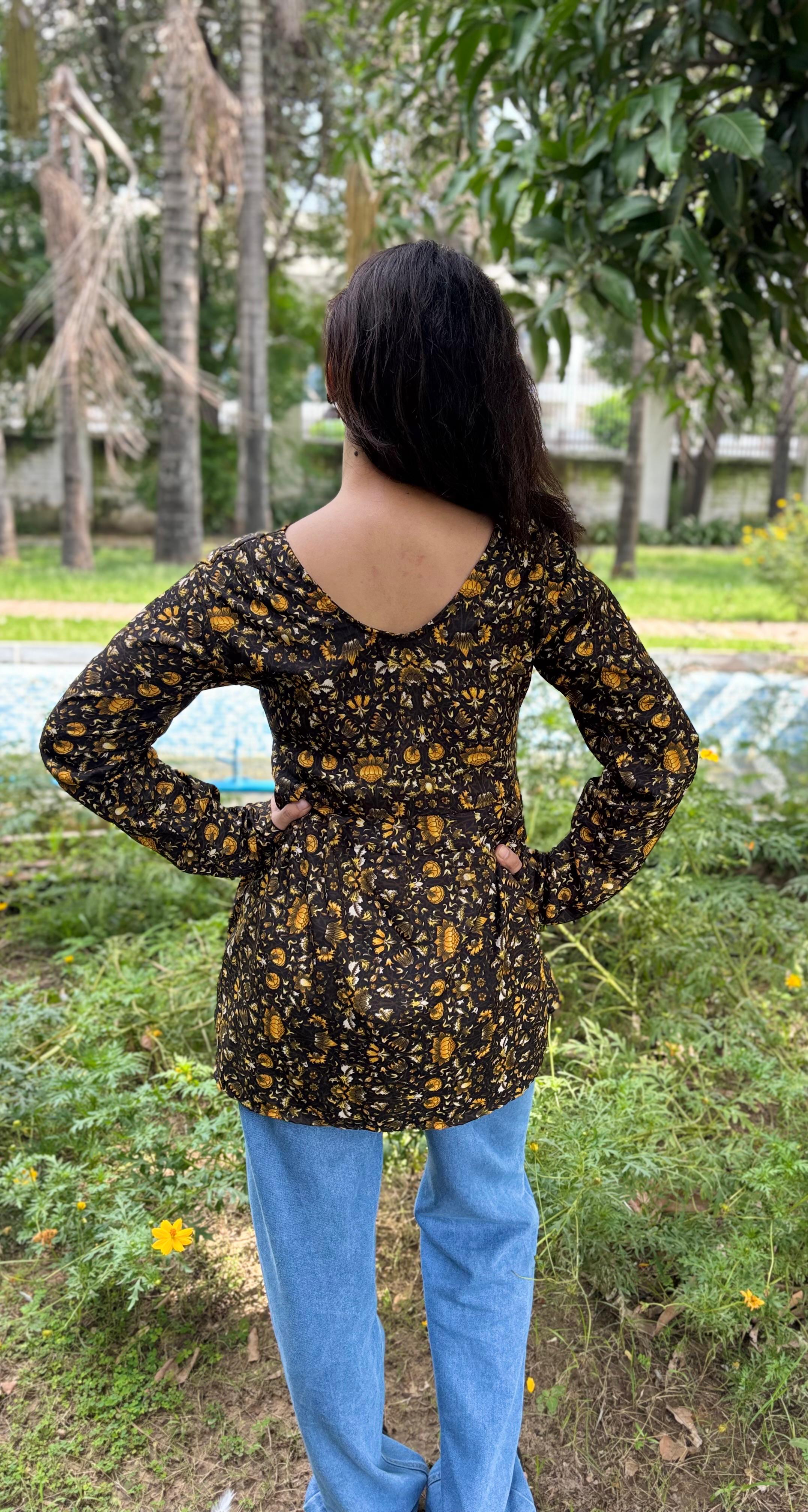 Ziya - Floral Kurti Top