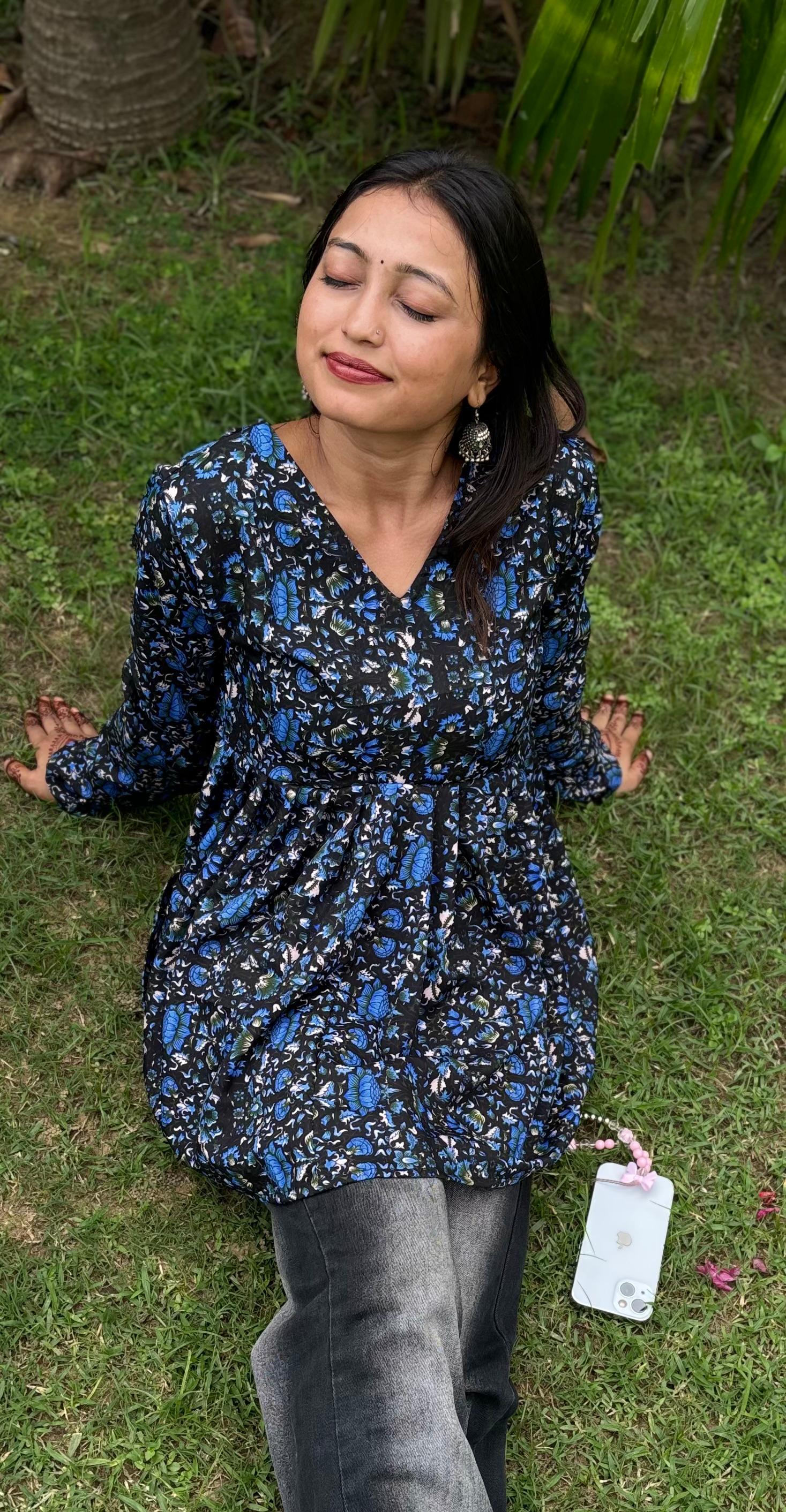 Ziya - Floral Kurti Top